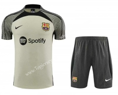 2023-2024 Barcelona Light Green Thailand Soccer Uniform-0299