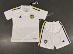 2023-2024 Leeds United Home White Soccer Uniform-AY