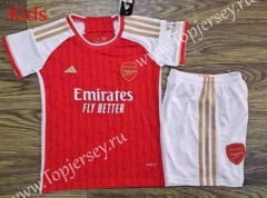 2023-2024 Arsenal Home Red Kids/Youth Soccer Uniform-709