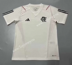 (S-4XL) 2023-2024 Flamengo White Thailand Soccer Training AAA-908