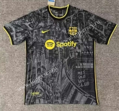 2023-2024 Concept Version Barcelona Black Thailand Soccer Jersey AAA-2786