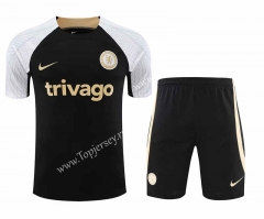 2023-2024 Chelsea Black Thailand Training Soccer Uniform-418