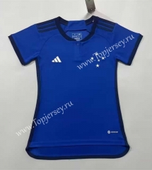 2023-2024 Cruzeiro EC Home Blue Women Thailand Soccer Jersey AAA-908