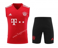2023-2024 Bayern München Red Thailand Soccer Vest Uniform-418