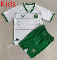 2023-2024 Ireland Away White Kids/Youth Soccer Uniform-AY