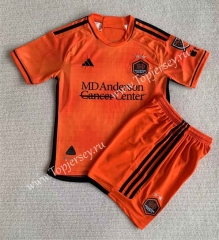 2023-2024 Houston Dynamo Home Orange Soccer Uniform-AY