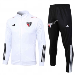 2023-2024 Sao Paulo White Thailand Soccer Jacket Uniform-815