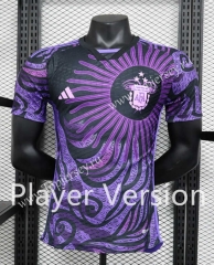 Player Version 2023-2024 Sun Version Argentina Purple Thailand Soccer Jersey AAA-888
