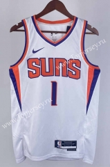 2023-2024 Phoenix Suns White #1 NBA Jersey-311