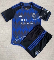 2023-2024 San Jose Earthquakes Home Blue&Black Soccer Unifrom-AY