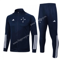 2023-2024 Cruzeiro EC Royal Blue Thailand Soccer Jacket Uniform-815