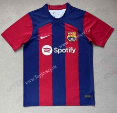 2023-2024 Barcelona Home Red&Blue Thailand Soccer Jersey AAA-3066