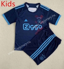 2023-2024 Concept Version Ajax Royal Blue Kid/Youth Soccer Uniform-AY