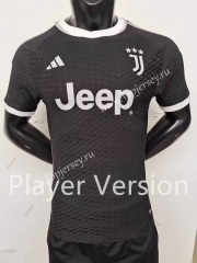 Player Version 2023-2024 Juventus Black Thailand Soccer Jersey AAA-2733