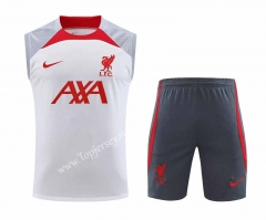 2023-2024 Liverpool White Thailand Soccer Vest Uniform-418
