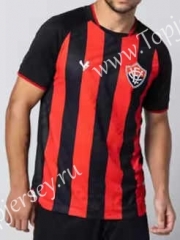 2023-2024 EC Vitória Home Red and Black Thailand Soccer Jersey AAA-6032
