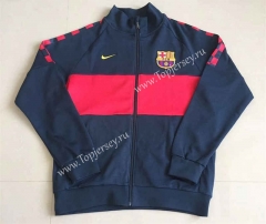 Retro Version 1996 Barcelona Royal Blue Thailand Soccer Jacket-9171