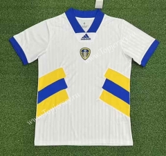 （S-4XL）Retro Version Leeds United White Thailand Soccer Jersey AAA-1288