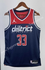 2023 Jordan Limited Edition Washington Wizards Red&Blue #33 NBA Jersey-311