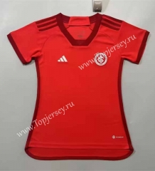 2023-2024 Brazil SC Internacional Home Red Women Thailand Soccer Jersey AAA-908