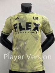 Player Version 2023-2024 Los Angeles FC Away Light Yellow Thailand Soccer Jersey AAA-2016