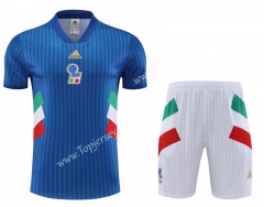 2023-2024 Italy Blue Thailand Soccer Uniform-4627
