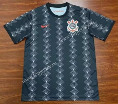2023-2024 Corinthians Black Thailand Soccer Training Jersey-3079