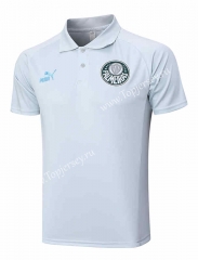 2023-2024 SE Palmeiras Gray Thailand Polo Shirt-815