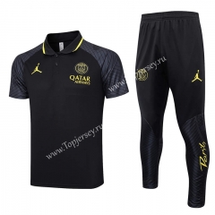 2023-2024 PSG Black Thailand Polo Uniform-815