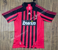 Retro Version 07-08 AC Milan Home Red&Black Thailand Soccer Jersey AAA-SL