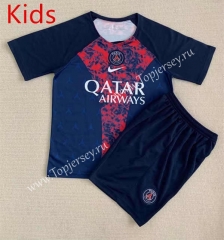 2023-2024 Concept Version Paris SG Royal Blue Kid/Youth Soccer Uniform-AY