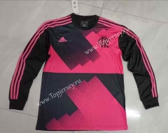 2023-2024 Flamengo Goalkeeper Black&Pink LS Thailand Soccer Jersey AAA-817