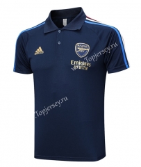 2023-2024 Arsenal Royal Blue Thailand Polo Shirt-815