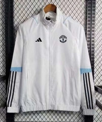 2023-2024 Manchester United White Thailand Trench Coats-GDP