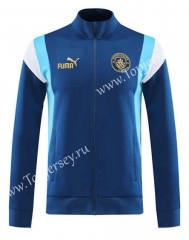 2023-2024 Manchester City Royal Blue Thailand Soccer Jacket-LH