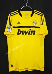Retro Version 11-12 Real Madrid Yellow Thailand Soccer Jersey AAA-C1046