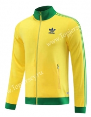 Yellow Thailand Soccer Jacket-LH