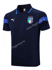 2022-2023 Italy Royal Blue Thailand Polo Shirt-815