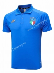 2023-2024 Italy Camouflage Blue Thailand Polo Shirt-815