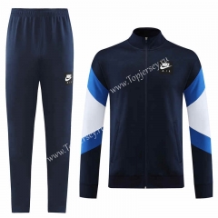 Royal Blue Thailand Soccer Jacket Uniform-LH