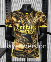 Player Version 2023-2024 Special Version Real Madrid Yellow Thailand Soccer Jersey AAA-888