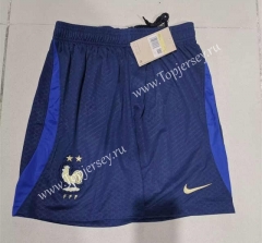 2023-2024 France Royal Blue Thailand Training Soccer Shorts