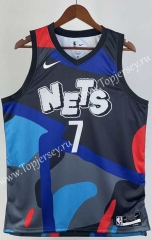 2023-2024 City Edition  Brooklyn Nets Black&Gray #7 NBA Jersey-311
