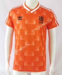 Retro Version 1998 Netherlands Home Orange Thailand Soccer Jersey AAA-503