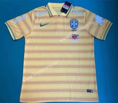 2022-2023 Brazil Yellow Thailand Polo Shirt-817