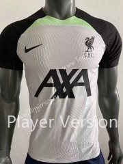 Player Version 2023-2024 Liverpool Light Gray Thailand Training Soccer Jersey AAA-518