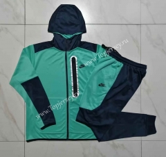 2023-2024 Light Green Thailand Soccer Jacket Uniform With Hat-815