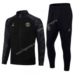 2023-2024 Jordan Paris SG Black Thailand Soccer Jacket Unifrom-411