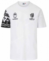 2023 World Cup Fiji White Rugby Shirt