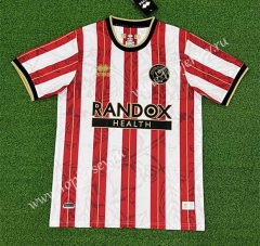 (S-4XL) 2023-2024 Sheffield Home Red&White Thailand Soccer Jersey AAA-403